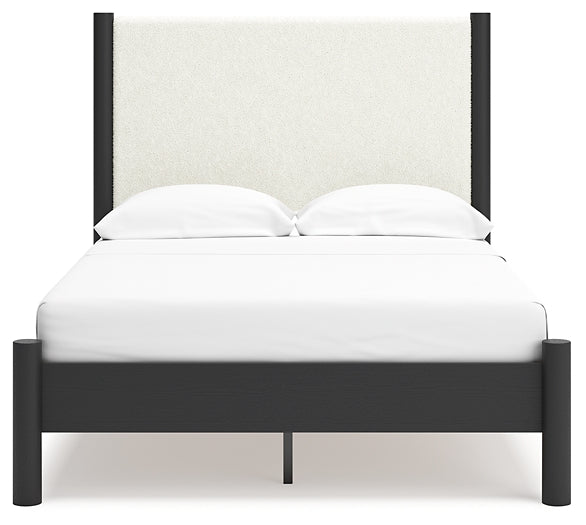 Cadmori  Upholstered Panel Bed