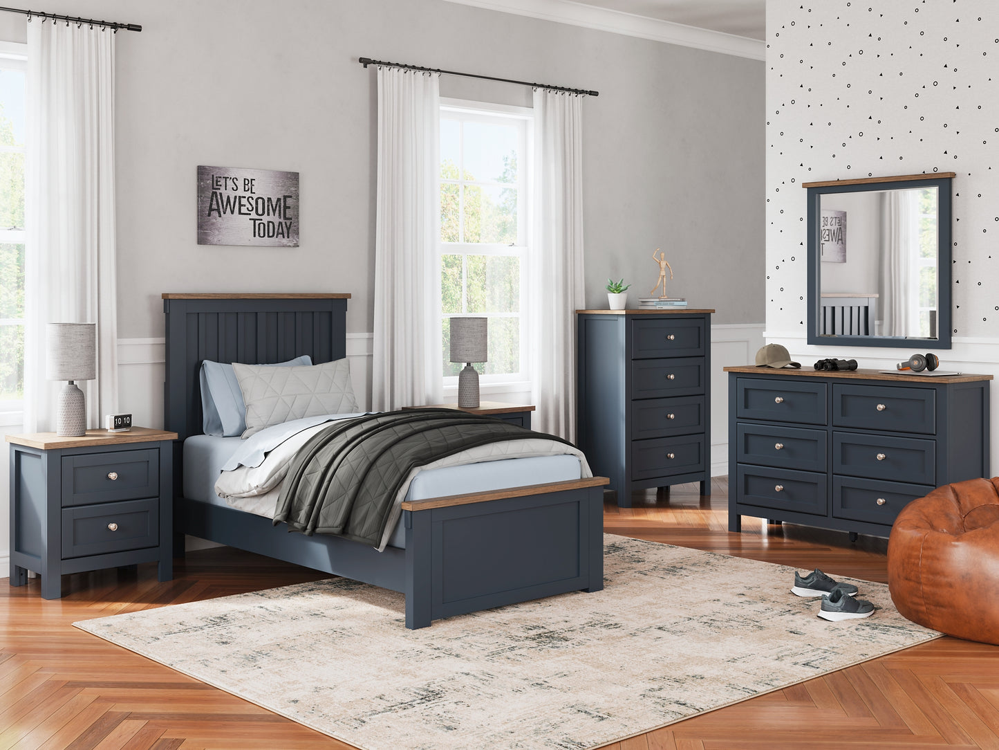 Landocken Twin Panel Bed