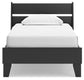 Socalle Twin Panel Platform Bed with Dresser and Nightstand