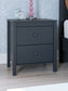 Simmenfort Twin Panel Headboard with Dresser and Nightstand