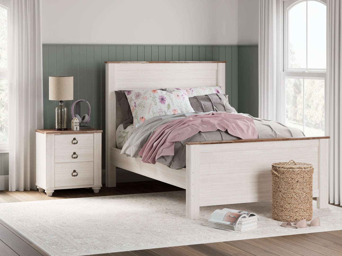 Willowton  Panel Bed