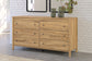 Bermacy Queen Panel Headboard with Dresser, Chest and 2 Nightstands