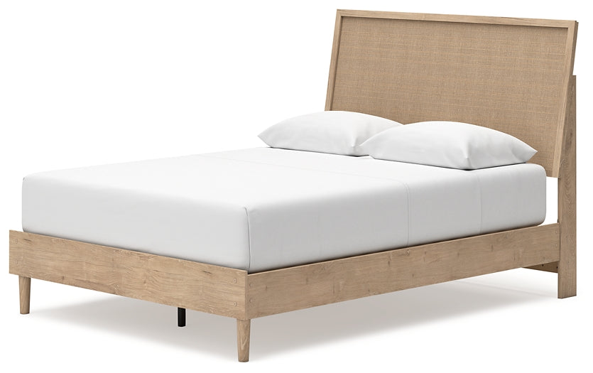 Cielden Queen Panel Bed with 2 Nightstands