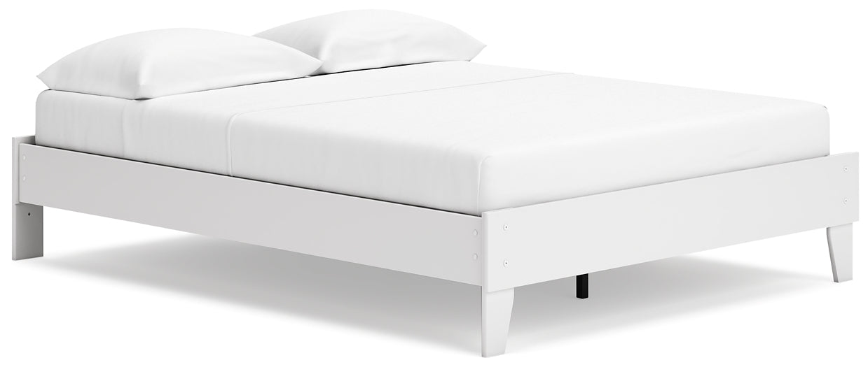 Socalle Queen Platform Bed with Dresser and Nightstand