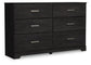 Belachime Queen Panel Bed with Dresser