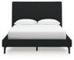 Cadmori Full Upholstered Bed with 2 Nightstands