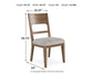 Cabalynn Dining UPH Side Chair (2/CN)