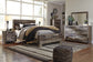 Derekson Queen Panel Bed with Mirrored Dresser, Chest and Nightstand