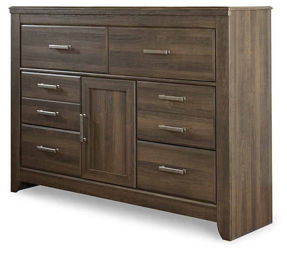 Juararo California King Panel Bed with Dresser