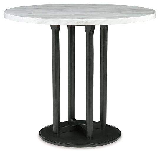 Centiar Counter Height Dining Table and 2 Barstools