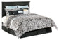 Maribel King/California King Panel Headboard with Mirrored Dresser, Chest and 2 Nightstands