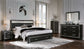 Kaydell King Upholstered Panel Storage Bed with Mirrored Dresser, Chest and 2 Nightstands