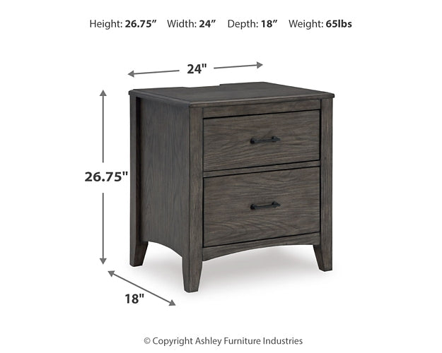 Montillan King Panel Bed with Mirrored Dresser, Chest and Nightstand